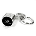 thumbnail image 1 of INFINITI Logo Chrome Finish Engine Piston and Rod Metal Key Chain, 1 of 5