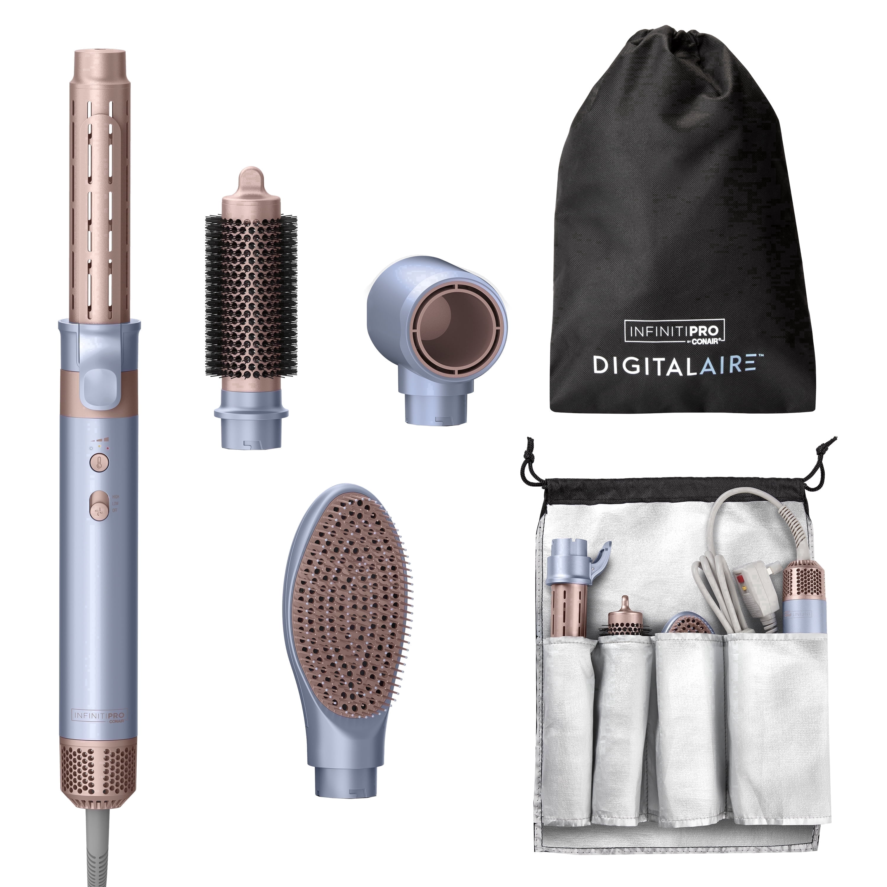 CONAIR バスクリーナー 本体 15フィートコード Conair, INFINITI PRO CONAIR™ Wet-to-Dry Styling Wand, with Bag