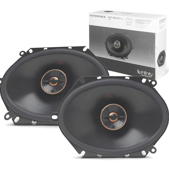 INFINITY REFERENCE REF-8632CFX CAR AUDIO 6" x 8" COAXIAL 180W SPEAKERS | 1 PAIR Bundle