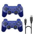 INFISU 2 Pack Controllers for PS3 ,Wireless Playstation 3 Gaming