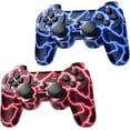 INFISU 2 Pack Wireless Controllers for PS3 Console,Bluetooth