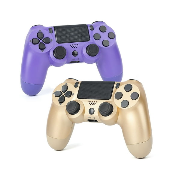 INFISU 2 Packs Wireless Controller for PS-4,Bluetooth PS-4 Controller Remote,Rechargeable Gamepad Compatible with PS-4/Slim/Pro