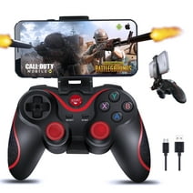 INFISU Wireless Gamepad Game Controller for Phone,Bluetooth Key Mapping Gamepad Joystick,Mobile Gamepad for IOS/Android Perfect for Call of Duty & PUBG Mobile & More