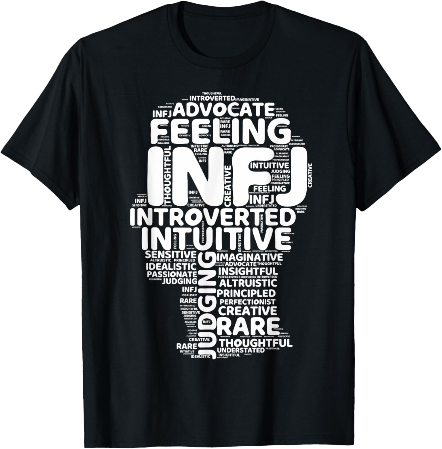 INFJ Advocate Funny Introvert Personality Relationship T-Shirt ...