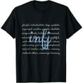 thumbnail image 1 of INFJ Personality Type Introvert Description Traits Funny Creative Graphic T-Shirt, 1 of 3