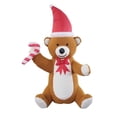thumbnail image 1 of Celebrations 9086383 6 ft. Inflatable Christmas Bear, 1 of 2