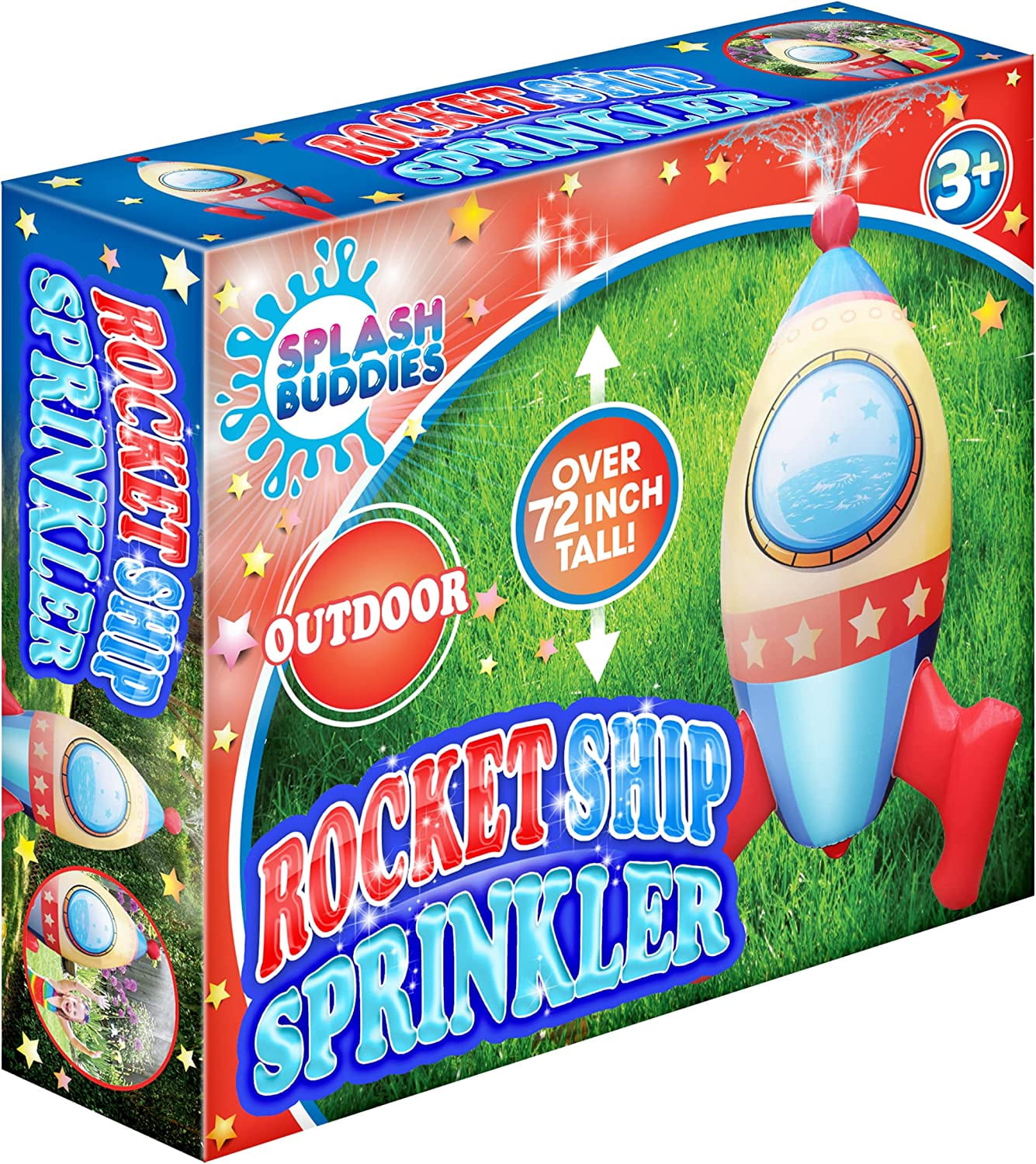 INFLATABLE SPRINKLER- ROCKET SHIP - Walmart.com
