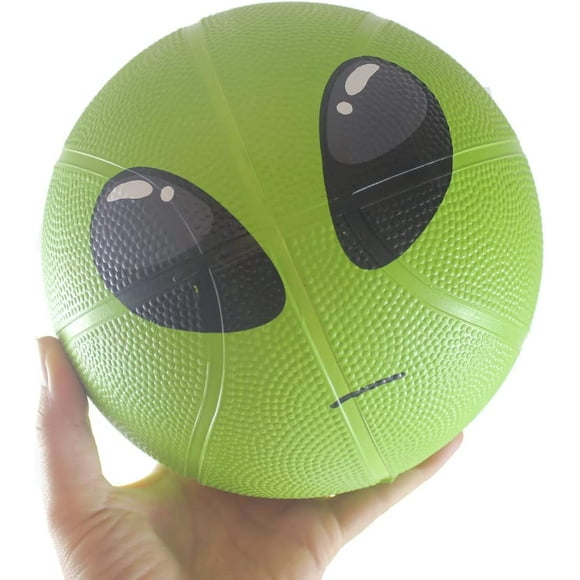 INFLATED Alien BasketBall - 7" Sports Ball - Outdoor Athletic Play