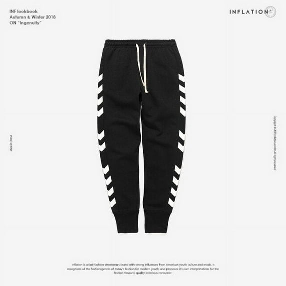 INFLATION Male Streetwear Track Pants