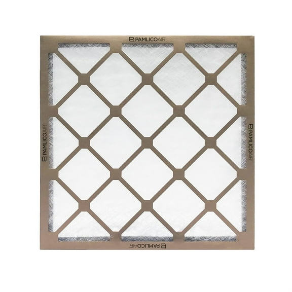 Pamlico Air 4011455 20 x 25 x 2 in. Fiberglass 4 MERV Air Filter - Pack of 12