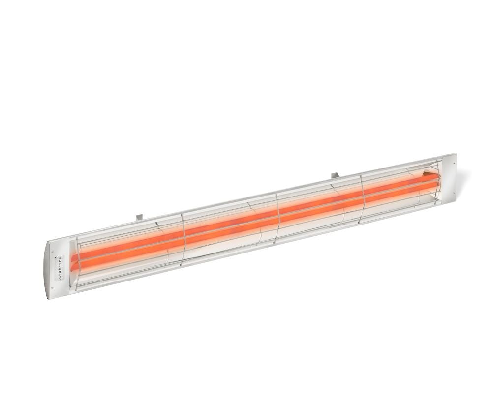 Stainless Steel Dual Element Electric Patio Heater, 61 Inches