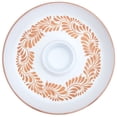 thumbnail image 1 of INFUSE 16" Lebrillo Pattern Melamine Chip & Dip Serving Platter for Outdoor Parties Entertaining, Orange, 1 of 4