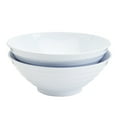 thumbnail image 1 of INFUSE 2-Piece 8" Melamine Noodle Ramen Bowls Set, White, 1 of 7