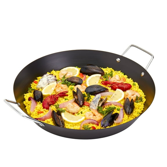 INFUSE Paella Pan 15" Carbon Steel Pan