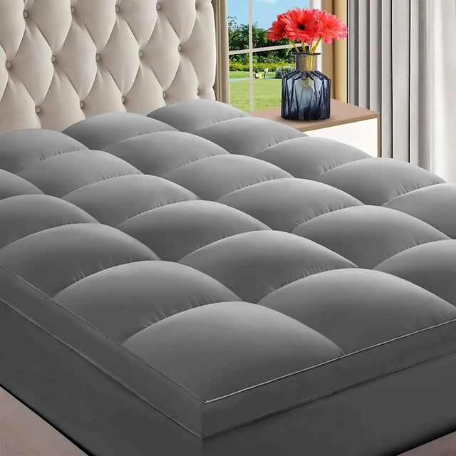 INGALIK Olympic Queen Mattress Topper, Extra Thick Cooling Mattress Pad