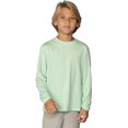 thumbnail image 1 of INGEAR Boys' Rash Guard UPF 50+ Long Sleeve Swim Shirt, Quick-Dry Lightweight Sun Protection, MINT, XS, 1 of 6