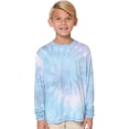 thumbnail image 1 of INGEAR Boys' Rash Guard UPF 50+ Long Sleeve Swim Shirt, Quick-Dry Lightweight Sun Protection, MOODY BLUES TIEDYE, XS, 1 of 6