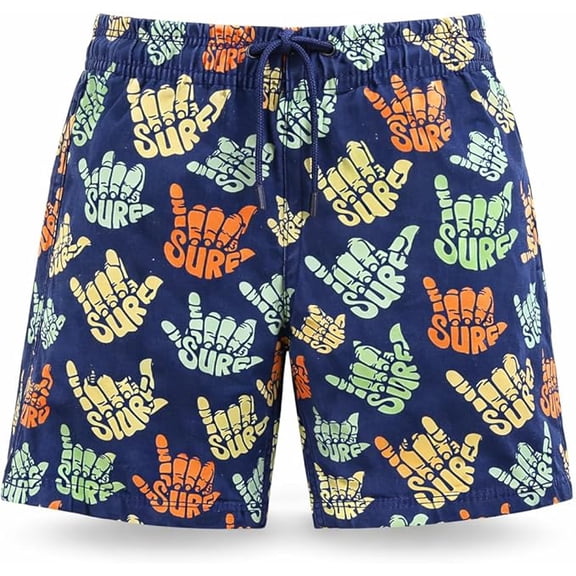INGEAR Little Boys Quick Dry Beach Board Shorts Kids Swim Trunks UPF 50  Swimsuit with Pockets