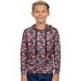 thumbnail image 1 of INGEAR Boys UPF 50+ Sun Protection Hoodie , Red, XL, 1 of 7