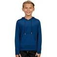 thumbnail image 1 of INGEAR Boys UPF 50+ Sun Protection Hoodie , Blue, S, 1 of 7