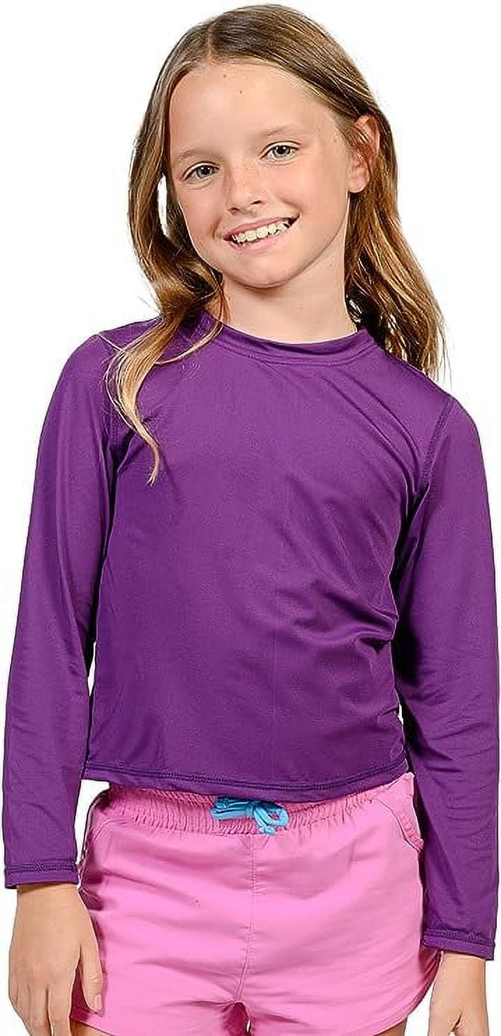 INGEAR Girls Outdoor Sports Shirt Top UPF 50 Girls Swimsuits Sun Shirts