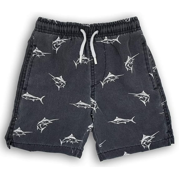 INGEAR Little Boys Quick Dry Beach Board Shorts Kids Swim Trunks UPF 50+ Swimsuit with Pockets