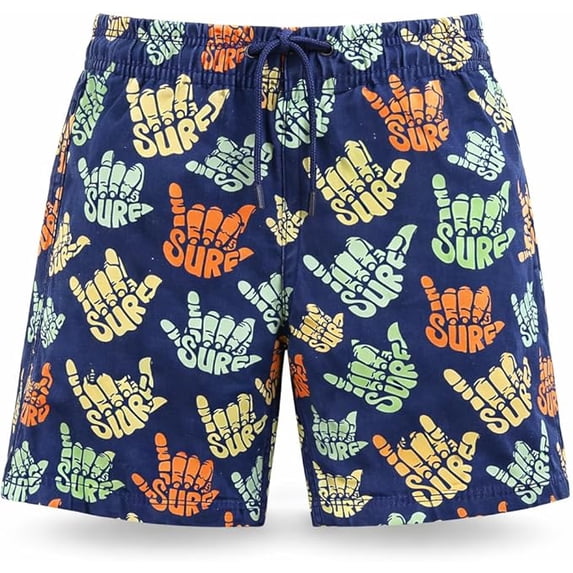 INGEAR Little Boys Quick Dry Beach Board Shorts Kids Swim Trunks UPF 50+ Swimsuit with Pockets