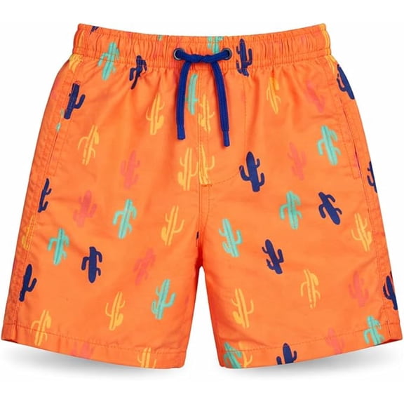 INGEAR Little Boys Quick Dry Beach Board Shorts Kids Swim Trunks UPF 50+ Swimsuit with Pockets