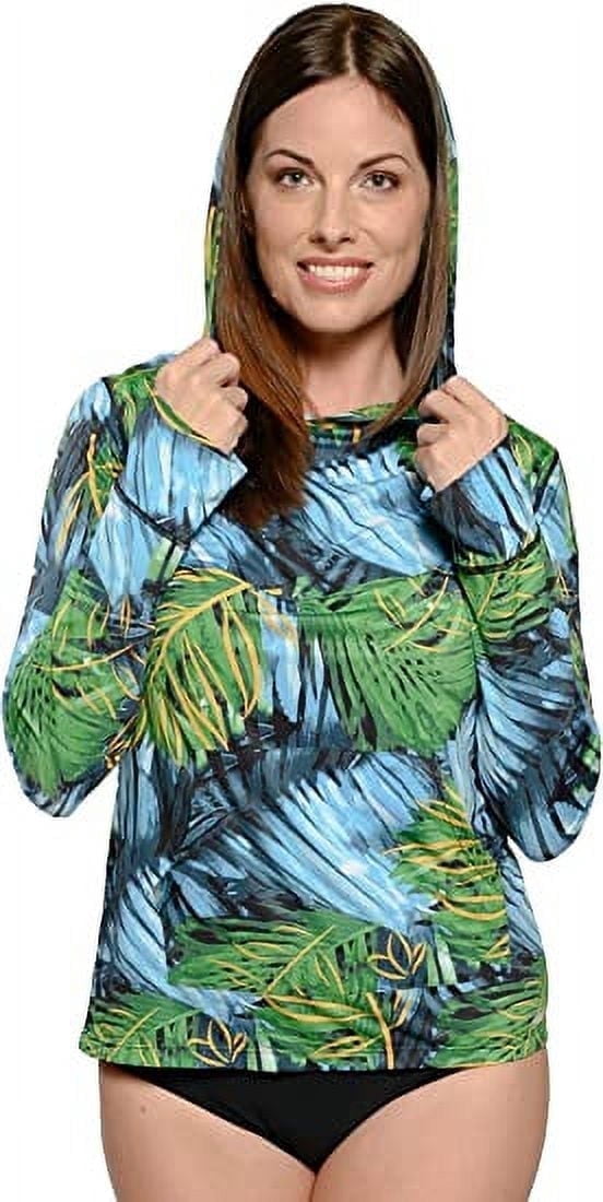 Ingear Rash Guard INGEAR Long Sleeve Loose Rash Guard With Hood Sun Shirt Women Beach ...
