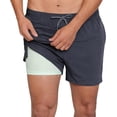 thumbnail image 1 of INGEAR Men's Swim Trunks Quick Dry Athletic Shorts with Boxer Lining, 1 of 6