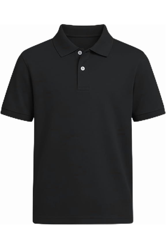 NGEAR Men's Short Sleeve Polo Shirt Black XL