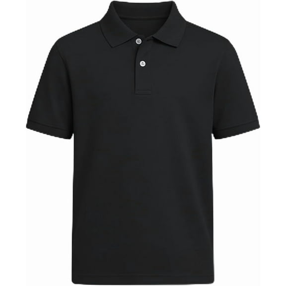 NGEAR Men's Short Sleeve Polo Shirt Black M
