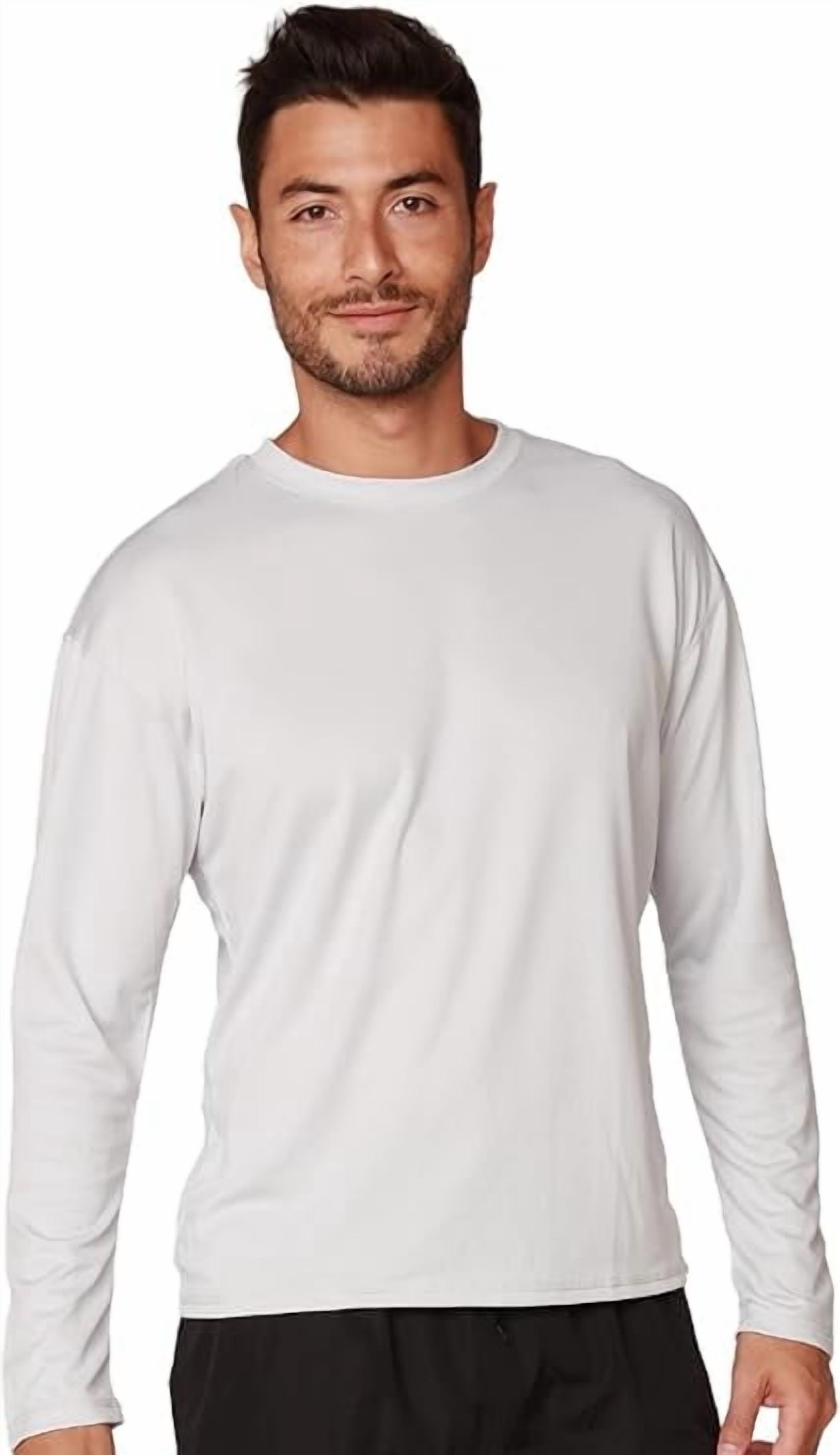 Ingear Rash Guard INGEAR Men's UPF 50+ Long Sleeve Rash Guard, Quick-Dry, Gray, M ...