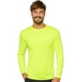 thumbnail image 1 of INGEAR Men's UPF 50+ Long Sleeve Rash Guard, Quick-Dry, Yellow, S, 1 of 6