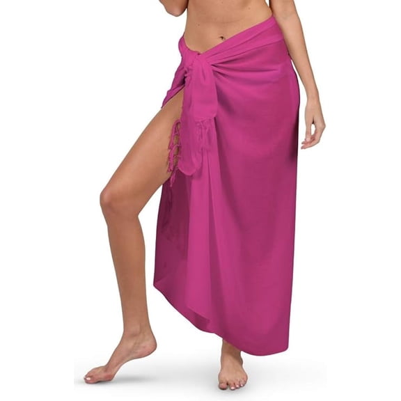 INGEAR Sarong Bathing Suit Cover Up for Women – Long Pareo Beach Wraps, Swimsuit Coverup Skirt, Stylish Bikini Cover Up