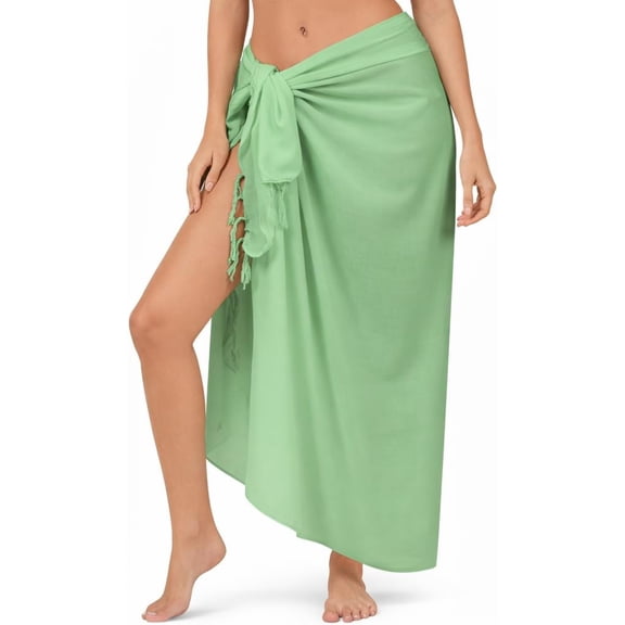 INGEAR Sarong Bathing Suit Cover Up for Women – Long Pareo Beach Wraps, Swimsuit Coverup Skirt, Stylish Bikini Cover Up