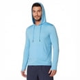 thumbnail image 1 of INGEAR Men's Lightweight SPF 50+ UV Protection Hoodie, Long Sleeve Rashguard with Pocket, , SKY , L, 1 of 7