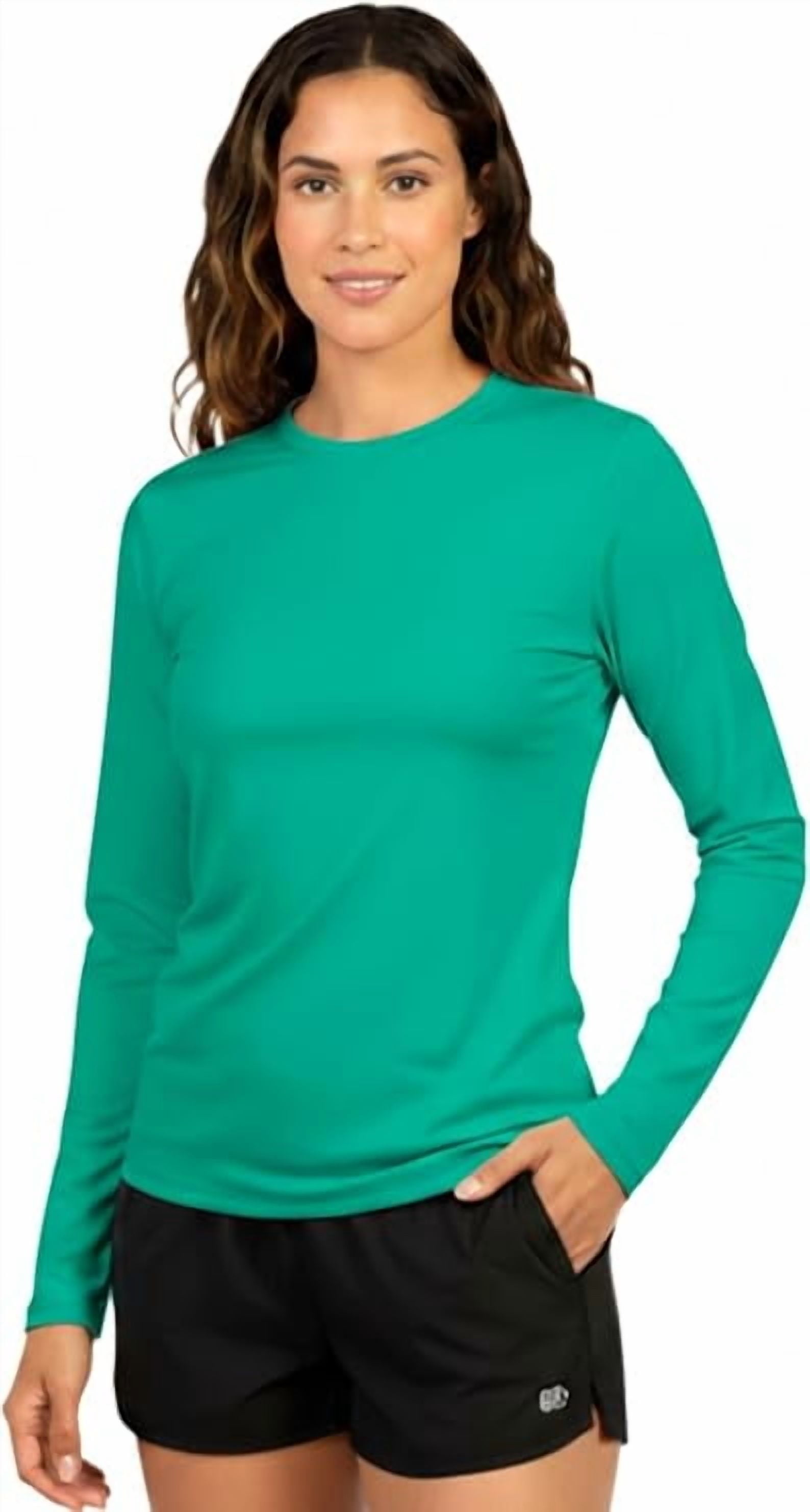 InGear Women's Rash Guard Swim Shirt, UPF 50+ Sun Protection ...