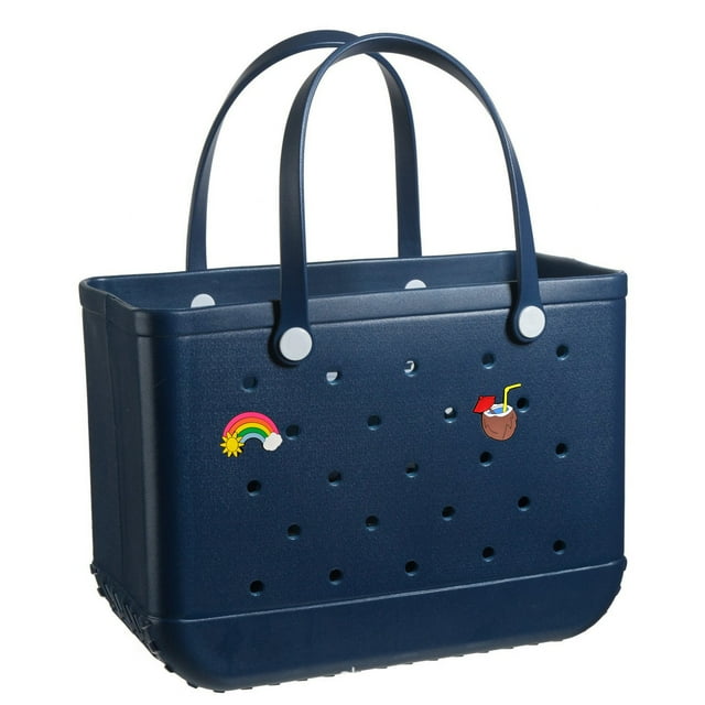 INGWHW X Large Waterproof Washable Tip Proof Durable Open Tote Bag for the Beach Boat Pool Sports