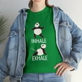 thumbnail image 1 of INHALE EXHALE Panda Bear  Yoga Funny Farting Gift Fart T-Shirt, 1 of 2