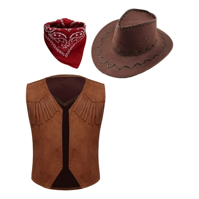 Hippie Waistcoat Unisex Adult Brown Hippie Waistcoat Unisex Adult Brown