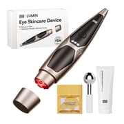INIA 4-in-1 Under-Eye Red Light Therapy Device   Heat & Vibration Massage for Dark Circles, Puffiness & Skin Firming