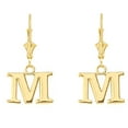 thumbnail image 1 of INITIAL EARRINGS IN 14K YELLOW GOLD - M, 1 of 1