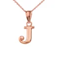 thumbnail image 1 of INITIAL PENDANT NECKLACE IN ROSE GOLD, 1 of 1