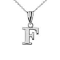 thumbnail image 1 of INITIAL PENDANT NECKLACE IN WHITE GOLD, 1 of 1