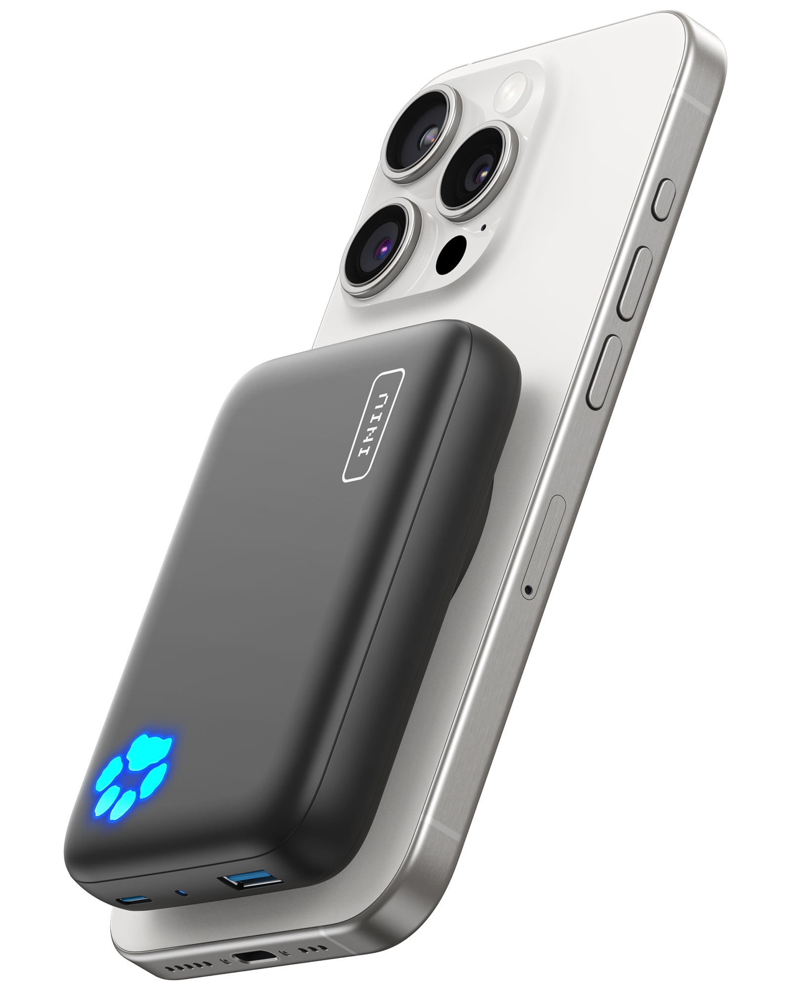 INIU 10000mAh Magnetic Power Bank Compatible with Magsafe, 20W PD Fast ...