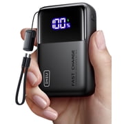 INIU Laptop Power Bank, 25,000mAh Portable Charger with Triple 100W USB-C Ports, Travel Charger for MacBook, iPad, Tablet, Steam Deck, iPhone 17/16 Series, Samsung and More, Black
