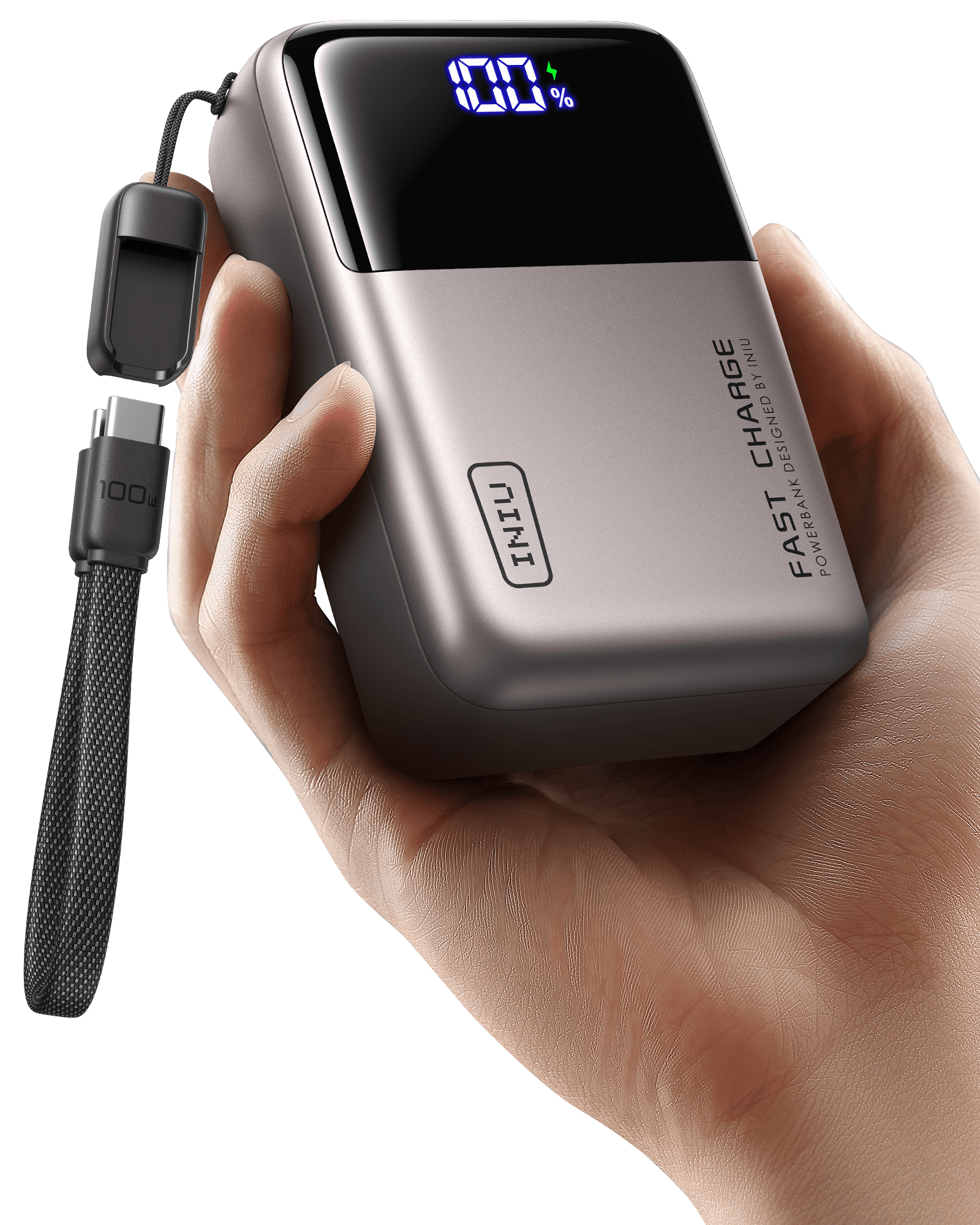 INIU, Portable Charger, 140W 25000mAh, Fast Laptop Power Bank