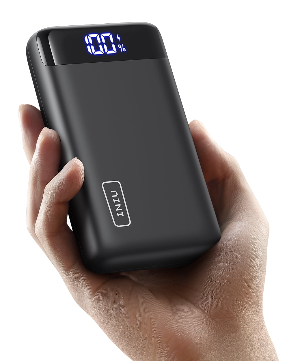 INIU 20000mAh Power Bank, 22.5W Fast Charging Portable Charger for iPhone & iPad, LED Display,Black