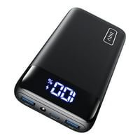 INIU BI-B5 20000mAh 22.5W 3-Port USB Type-C and USB-Type-A Portable Power Bank Charger (Black)